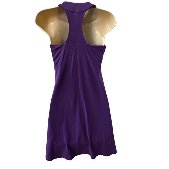 Lucy ~ Womens Purple Racerback Athleisure Dress ~ size Small - Picture 3 of 9